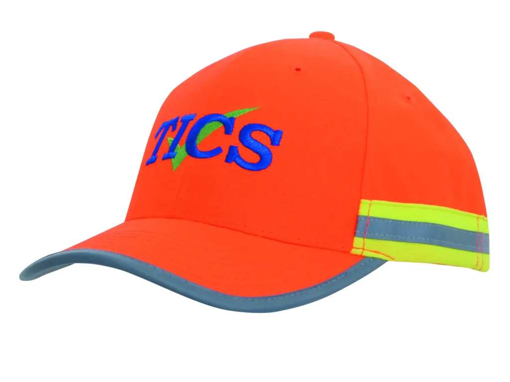 Hi Vis Cap with Reflective Tape
