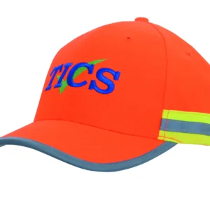 Hi Vis Cap with Reflective Tape