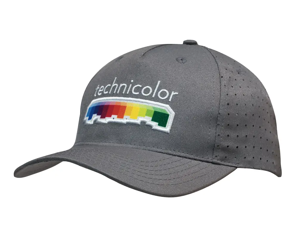 Breathable Poly Twill with circle perforations