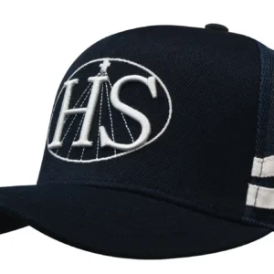 American Premium Twill/Mesh Deep Fit Trucker with Stripes